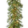 RAZ 9 Foot Pre Lit Garland With 600 Cluster Lights - Remote Control RAZ Imports -Home Decoration Onsale G3752023 raz pre lit garland