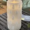 Pine Tree Aquaflame Fountain Candle - Remote Control Included