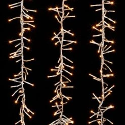 10 Foot Clear Wire FLOWING CLUSTER With 960 Warm White Lights RAZ -Home Decoration Onsale L4037042