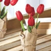 Real Touch Red Potted Tulips - 10.75 Inch -Home Decoration Onsale Untitled 10