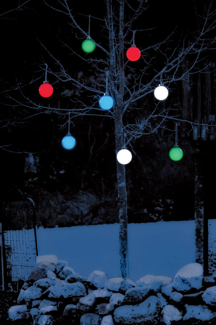 Illuminating Blue LED Pulsing 5"" Globe - Battery Powered Light Sensor 5 Illuminating Blue LED Pulsing 5"" Globe - Battery Powered Light Sensor - Image 3