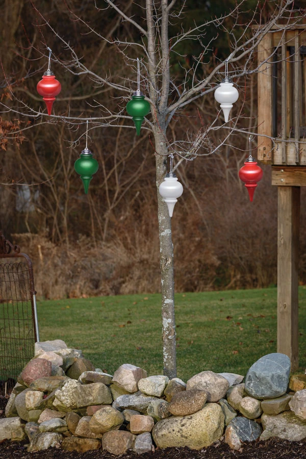 Illuminating White Outdoor LED Pulsing 10" Finial - Battery Powered Light Sensor 4 Illuminating White Outdoor LED Pulsing 10" Finial - Battery Powered Light Sensor - Image 2