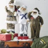Navy Santa Healthcare Hero - 18 Inch NEW 2023 -Home Decoration Onsale airforce army navy