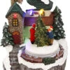 Lighted Holiday Moving Village 5.5 Inch - Tree -Home Decoration Onsale animated tree