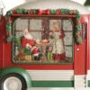 Camper Lighted Water Lantern With Santa And Mrs. Clause In Swirling Glitter -Home Decoration Onsale camper inside