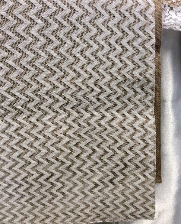 Chevron Table Runner 14 Inch X 72 Inch - Natural Jute 4 Chevron Table Runner 14 Inch X 72 Inch - Natural Jute - Image 2