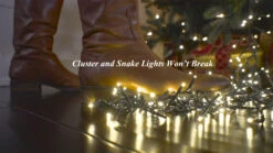 Battery Operated Cluster Lights 15 Foot Garland - 120 Warm White LED's On Green Wire With Remote RAZ 11 Battery Operated Cluster Lights 15 Foot Garland - 120 Warm White LED's On Green Wire With Remote RAZ -Home Decoration Onsale cluster and snake wont break 1