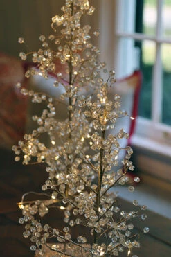 24 Inch Lighted Jeweled Acrylic Tree - 30 Lights -Home Decoration Onsale cry tree lit 2