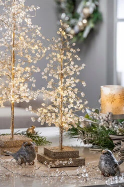 16 Inch Lighted Jeweled Acrylic Tree - 20 Lights -Home Decoration Onsale crystal trees lifestyle 1