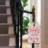 Gift Tag Ornament - 12 Inch Assorted 2 -Home Decoration Onsale gift tag on stairs