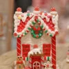 Battery Operated Lighted Clay Dough Gingerbread Houses Set Of 4 Assorted -Home Decoration Onsale gingerbread 1 main 1