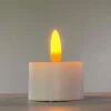 Glowing Wick Flameless Tealights - Amber LED (Set Of 12)