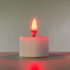 Glowing Wick Flameless Tealights - Red LED (Set Of 12) -Home Decoration Onsale glowing wick tealight red
