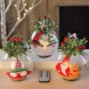 Remote Control 6.5 Inch Christmas Gnome Tealight Ornaments - Set Of 3 Assorted - Remote Included -Home Decoration Onsale gnome orn set
