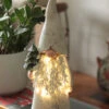 Lighted Resin Holiday Gnome Figurine - 15.7 Inch NEW 2023 -Home Decoration Onsale gnome with lit beard