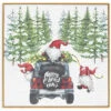 Battery Operated Lighted Wood Gnomes In A Jeep Sign - 15.75 Inch -Home Decoration Onsale gnomes in jeep