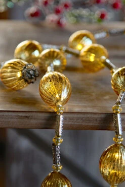 Battery Operated Twinkling Gold Mercury Glass LED String Lights 7 Battery Operated Twinkling Gold Mercury Glass LED String Lights -Home Decoration Onsale gold mercury string lights d