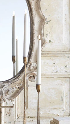 Iron Taper Candlestick Holders - Set Of 3 Gold From RAZ - NEW 2022 -Home Decoration Onsale gold taper glam 1 1