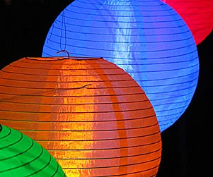 Red Outdoor Hanging Lantern Battery Operated 14 Inch 4 Red Outdoor Hanging Lantern Battery Operated 14 Inch - Image 2