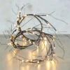 6 Foot Electric Lighted Iced Willow Garland - 48 Lights -Home Decoration Onsale ice garland new image