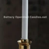 Matchless Moving Flame Taper Candle 8 Inch Ivory - Remote Ready -Home Decoration Onsale ivory dancing flame taper 1