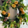 Lemon Wreath With Greenery And Berries - 24 Inch -Home Decoration Onsale lemon 2