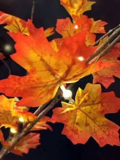 4 Foot LED Maple Tree - 48 Lights - For Use Indoors And Outdoors