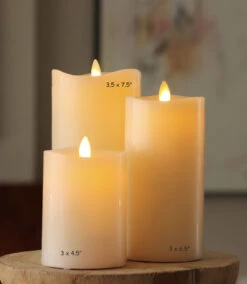 Matchless 360 Degrees Moving Flame LED Pillar Candle - 3 X 5.5 Inch 9 Matchless 360 Degrees Moving Flame LED Pillar Candle - 3 X 5.5 Inch -Home Decoration Onsale matchless candles 3 sizes 1