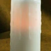 Unscented White Flameless Melted Look Drip Candle 3x6 With Dual Timer