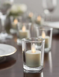 Moving Flame Rechargeable Votives Set Of 4 Remote Ready - Base Included 9 Moving Flame Rechargeable Votives Set Of 4 Remote Ready - Base Included -Home Decoration Onsale moving flame tealights on t