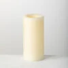 Outdoor All Weather Wax Pillar Candle 3 X 6 Inch - 5 Hour DUSK ON Timer