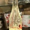 Lighted Wine Bottle With Swirling Glitter Peace Poinsettia Design With Cardinals Snow Globe -Home Decoration Onsale peace bottle