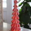Lighted Peppermint Candy Ribbon Tree - Battery Operated 13.5 Inch -Home Decoration Onsale peppermint tree tall 1