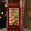 Nutcracker In English Phone Booth Lighted Water Lantern With Timer -10 Inch -Home Decoration Onsale phone booth nutcracker boc