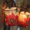 Poinsettia String Lights - 10 Lights - End To End Connect 2 Poinsettia String Lights - 10 Lights - End To End Connect -Home Decoration Onsale poinsettia lights on