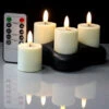 Set Of 4 Radiance Rechargeable Votives With Remote 1 Set Of 4 Radiance Rechargeable Votives With Remote -Home Decoration Onsale radiance rechargeable teali