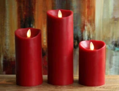 3 Inch Diameter Red Moving Flame 6 Inch Candle - Remote Ready 7 3 Inch Diameter Red Moving Flame 6 Inch Candle - Remote Ready -Home Decoration Onsale red torchier moving flame 3 sizes 1