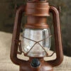 Battery Operated Vintage Style Dimmable Rusty Lantern With 12 LED's 1 Battery Operated Vintage Style Dimmable Rusty Lantern With 12 LED's -Home Decoration Onsale rusty led lantern full larg