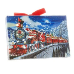 6 Inch Santa Express Lighted Print Ornament With Easel Back 9 6 Inch Santa Express Lighted Print Ornament With Easel Back -Home Decoration Onsale santa express tabletop prin
