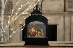 Santa In Sleigh Lighted Water Lantern - Timer 8 Santa In Sleigh Lighted Water Lantern - Timer -Home Decoration Onsale santa in sleigh water globe