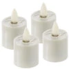 Set Of 4 Luminara Moving Flame Tealights - Remote Ready 1 Set Of 4 Luminara Moving Flame Tealights - Remote Ready -Home Decoration Onsale set 4 moving flame tealights