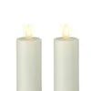 Moving Flame 3 Inch Ivory Votives Battery Operated Set Of 2 - Remote Ready -Home Decoration Onsale set of 2 3 inch moving flame votives