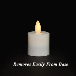 Moving Flame Rechargeable Votives Set Of 4 Remote Ready - Base Included 11 Moving Flame Rechargeable Votives Set Of 4 Remote Ready - Base Included -Home Decoration Onsale single image moving flame v