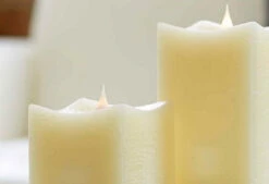 Square Moving Flame Candle Simplux 3.5 X 8 Multi Timer - Remote Ready -Home Decoration Onsale square simplux close