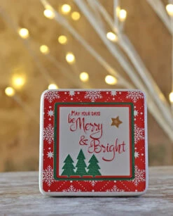 Set Of 4 Tablet Holiday Signs Assorted Ceramic - 3 Inch -Home Decoration Onsale tablet 2