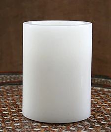 White Unscented 3x4 Battery Operated Candle - Dual Timer 3 White Unscented 3x4 Battery Operated Candle - Dual Timer