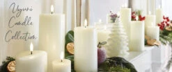 Uyuni 3 Inch X 5 Inch White Pillar Candle - Remote Ready -Home Decoration Onsale uyuni candle collection 2 5