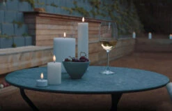 Uyuni 1.5 X 1.75 Inch Tealight Candle White - Remote Ready -Home Decoration Onsale uyuni with wine