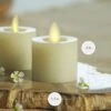 Luminara Wax Tealights (set Of 2) 1.7 X 2 Inches -Home Decoration Onsale wax luminara2