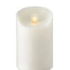 Moving Flame White Candle Battery Operated 3.5 X 5 - Timer - Remote Ready 1 Moving Flame White Candle Battery Operated 3.5 X 5 - Timer - Remote Ready -Home Decoration Onsale white moving flame 5 inch